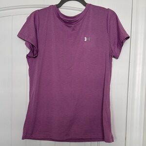 Under Armour Women's Short Sleeve Purple Tee